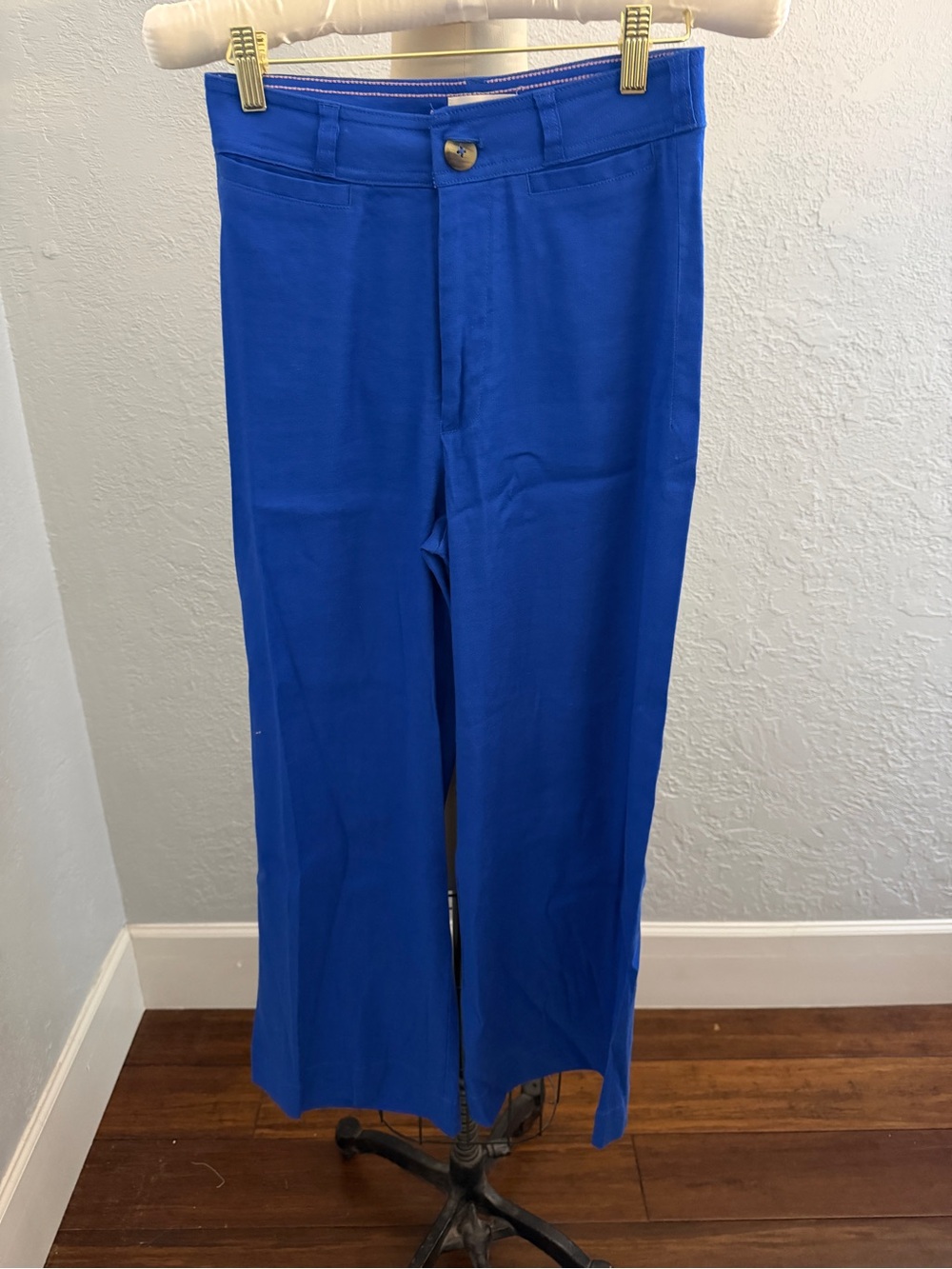 Anthropologie Maeve Cobalt Blue Wide Leg Pants | Size 27